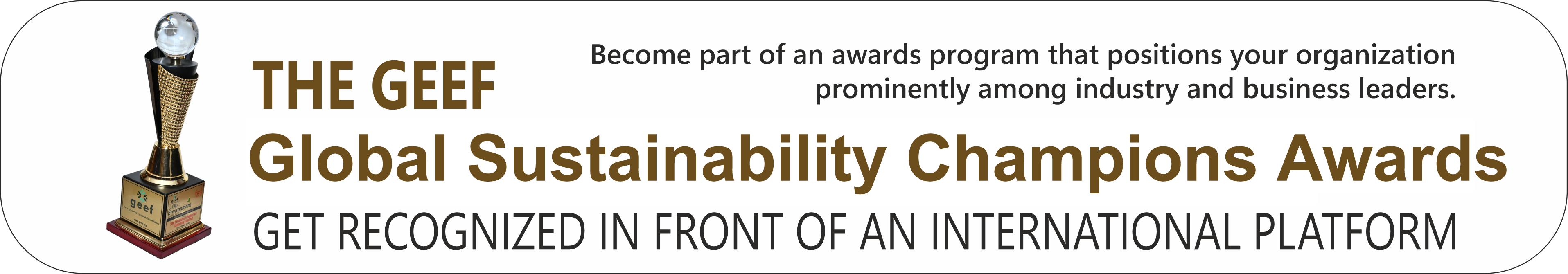 Environmental Excellence Awards banner